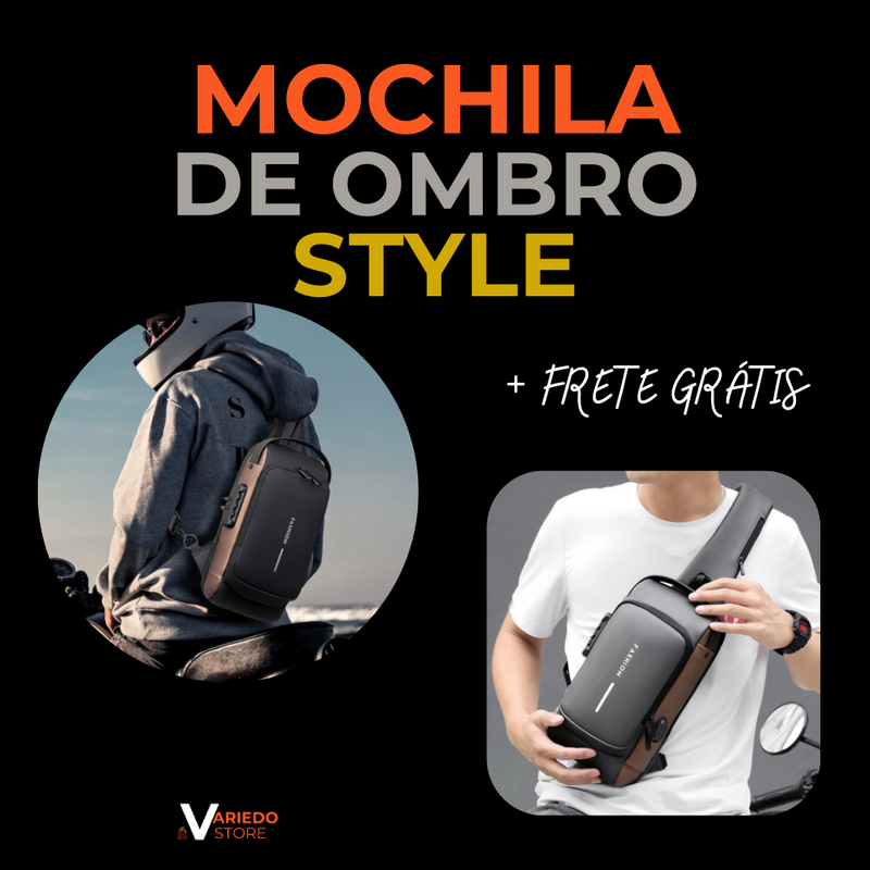 Mochila de Ombro Style 🎒 Variedo ® + FRETE GRÁTIS 📦