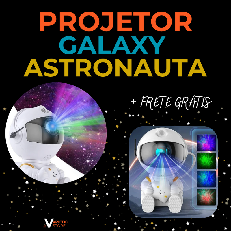 Projetor Galaxy Astronauta 🚀🌌 Variedo ® + FRETE GRÁTIS 📦