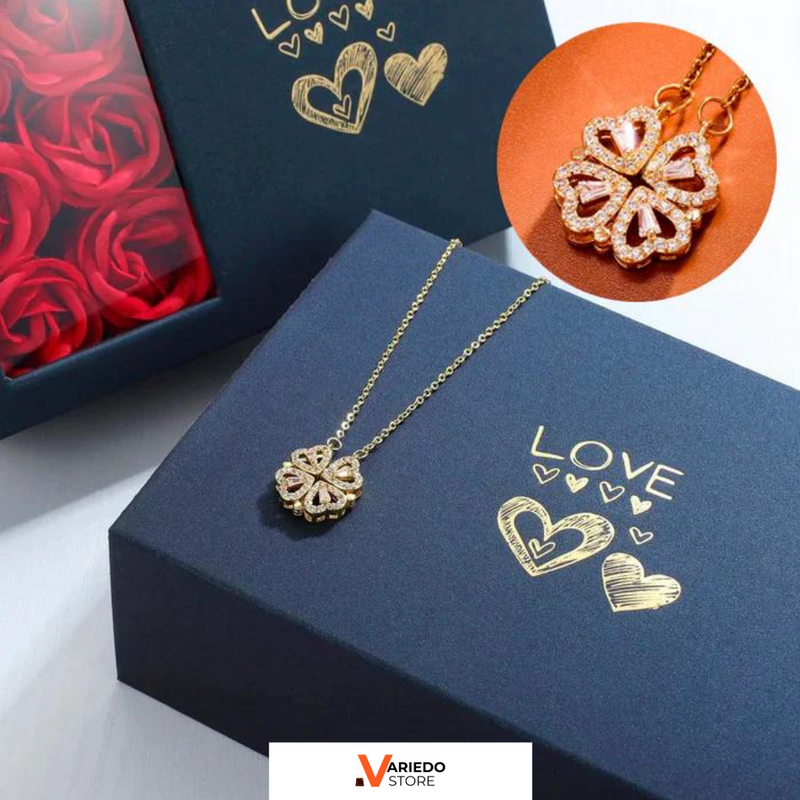 [2 em 1] Colar LuckyLove Magnético 🍀💝 Variedo ® + Frete Grátis 🎁