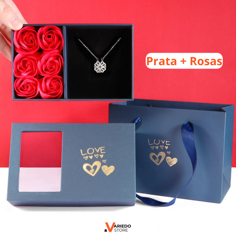 [2 em 1] Colar LuckyLove Magnético 🍀💝 Variedo ® + Frete Grátis 🎁