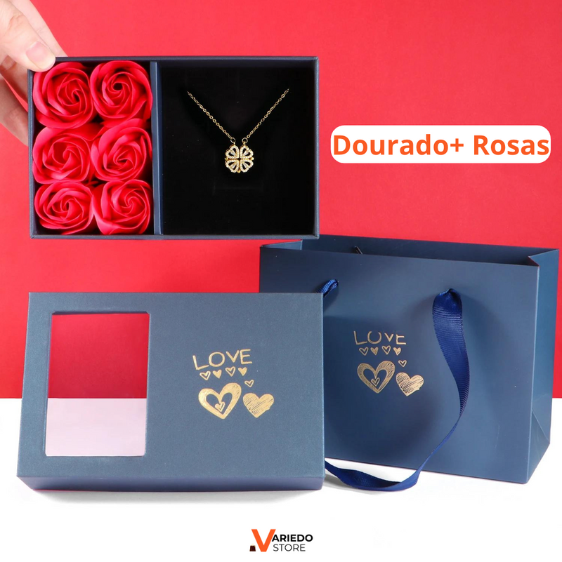 [2 em 1] Colar LuckyLove Magnético 🍀💝 Variedo ® + Frete Grátis 🎁